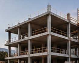Edificio en obra negra